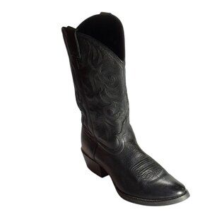 JUSTIN Mens Round Toe 13 Inch Western Boots Size 10D